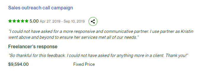 Client testimonial 12